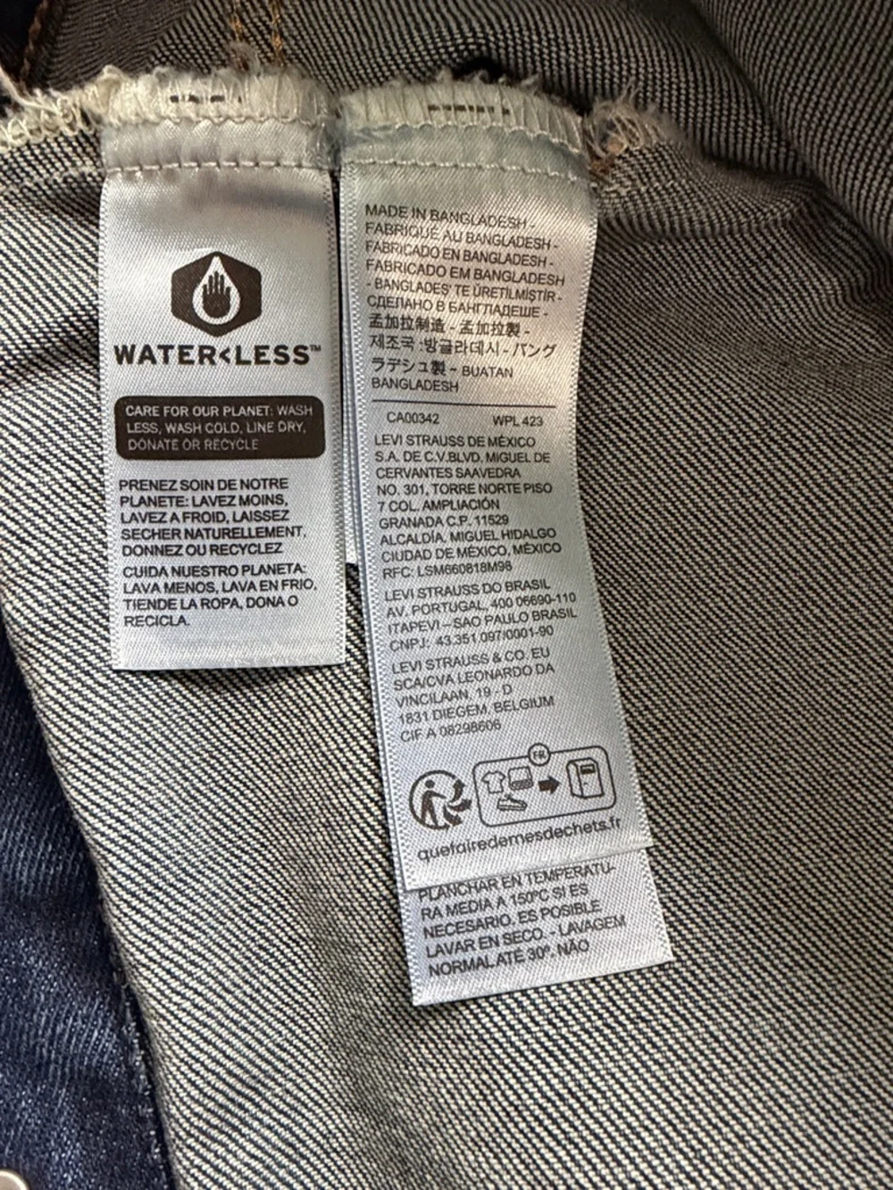 ❗️NWT❗️Men’s Levi's Denim Jacket - Classic Trucker Style Size XL - Picture 8 of 10